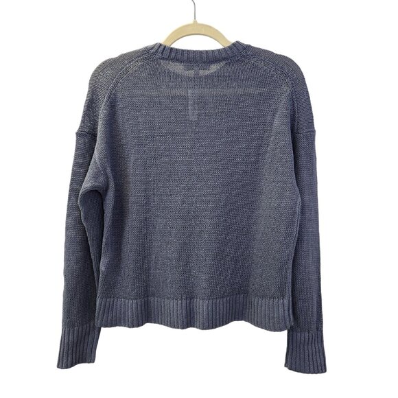 NWT Madewell 100% Linen Knit Crewneck Sweater Size Small - Picture 2 of 6